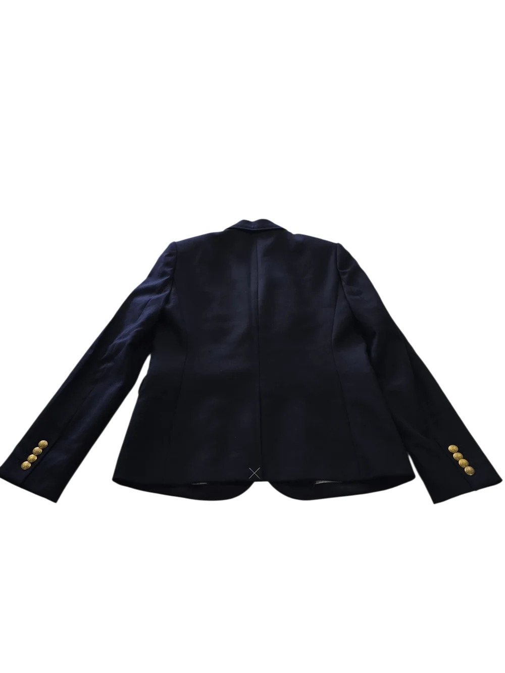 J.Crew Schoolboy Classic Navy Women's 10 Wool Blazer/Tailored Two-Button Jacket